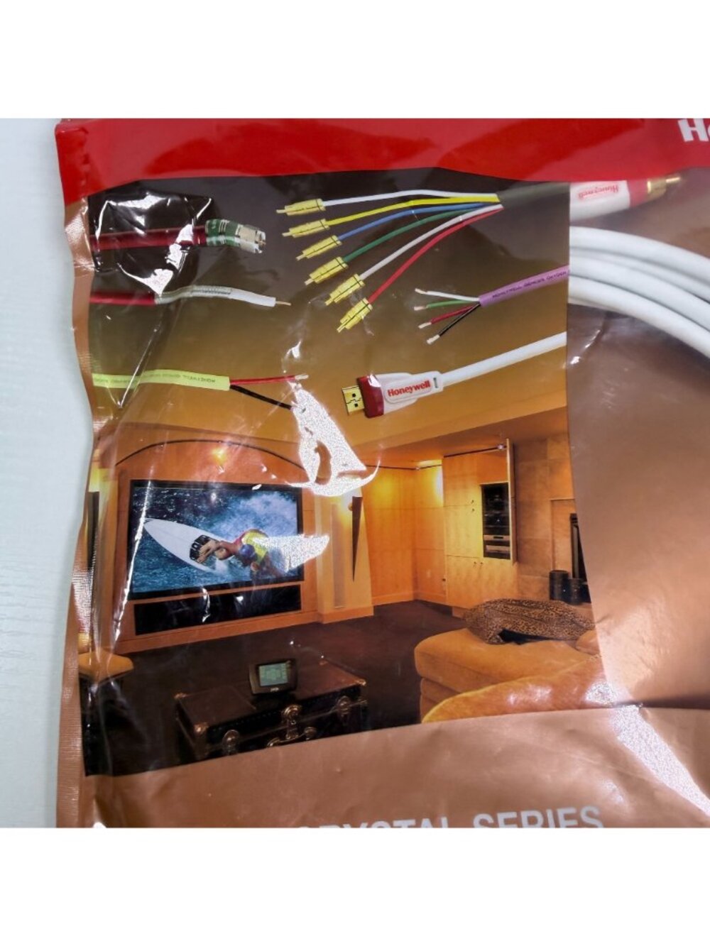 Honeywell Genesis Crystal Series RCA Male to Male Subwoofer Cable 5 Meters NEW - Picture 6 of 7